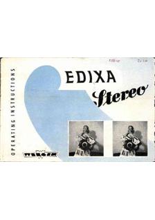 Edixa Wirgin Stereo manual. Camera Instructions.